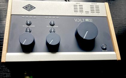 The Universal Audio Volt 276 audio interface